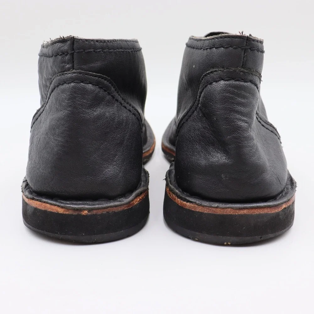John Varvatos USA Hipster Chukka Boots Mens Black Leather Size 9.5 US F505L4B